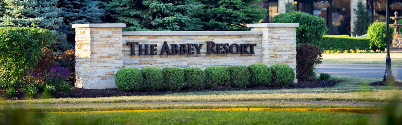 The image displays the entrance sign for 